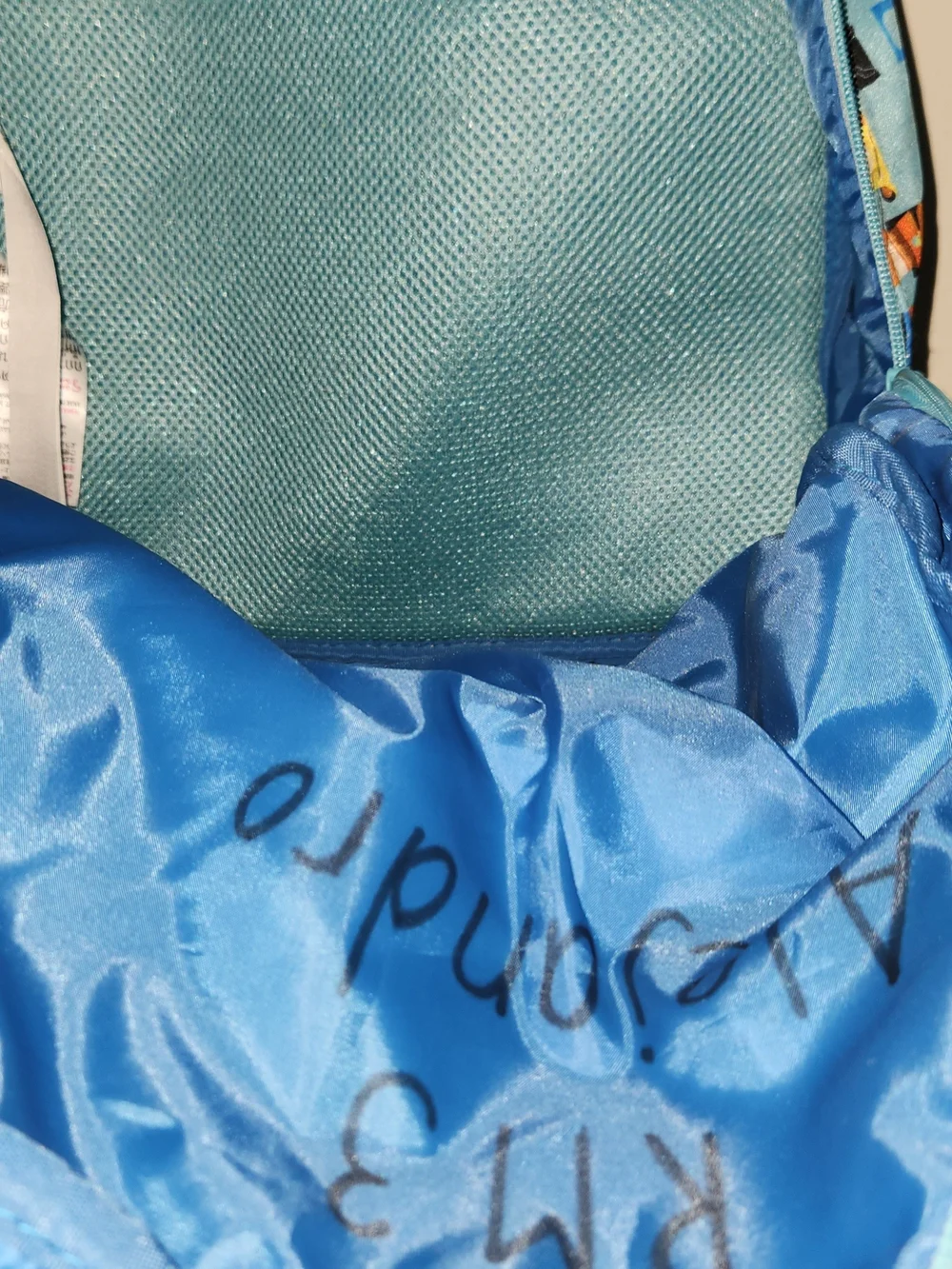 Disney Kids Light Blue Character Print Backpack
